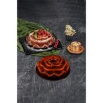 Gül Desenli Kek Kalıbı - Kırmızı