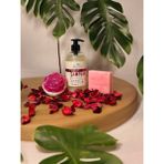 Gül Evi Tuzsuz Şampuan-Natural Gül Sabunu-Gül Motifli Dekoratif Mum - SAÇ BAKIMI