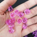 Gül Kırmızı Tarzı 11X14MM 11*14MM Akvaryum Akrilik Taşlar Kristal Buz Küpleri Dekor Vazo Doldurucu Kaya Balık Tankı Ev Süsü Peyzaj (Yurt Dışından) - Akvaryum dekorasyonu