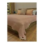 Gül Kurusu 4 Katlı Çift Taraflı Çift Kişilik Müslin Battaniye %100 Pamuk 230X240 Cm