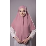 Gül Kurusu Pratik Hazır Geçmeli Tesettür Eşarp Aerobin Kumaş Çapraz Hijab 2307_18