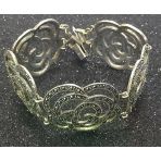 Gül Markazit Taşlı Gümüş Bileklik