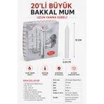 Gül Mum BÜYÜK BAKKAL MUM