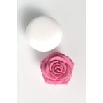 Gül Mum Silikon Kalıp - Rose Kalıp, Orta Boy Gül, Şakayık Şeklinde Mum Kalıbı 7 x 8.2 cm - Beyaz - Adet