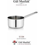 Gül Mutfak Kaçerola Sütlük ve Sosluk Paslanmaz Çelik 12 cm - Gümüş