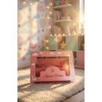 GÜL MZC Kişiye Özel İsimli Ahşap Çocuk Rahlesi & Tablet Tutucu-Pembe Kitap Okuma Standı Katlanabilir 21x29cm
