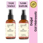 Gül Suyu 200ML- (Yağı Alınmamış) Saf Tam Yağlı Gül Hidrosolü (2 x 100 Ml)