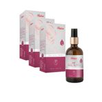 Gül Suyu 3 Kutu 100 ml.x 3 Ad. Saf Gül Suyu Pure Rose Water Gül Suyu Tonik Sprey Uçlu