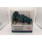 Gül Yeşil Saplı Set Makas - Renkli
