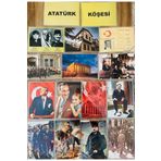 GÜLAKSESUAR Atatürk köşesi renkli pano