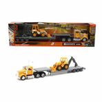 Gülce Design 1:43 Long Haul Kenworth Taşıyıcı Tır ve Dozer Kız Erkek Çocuk Oyuncak Eğitici Oyuncaklar