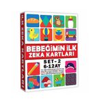 Gülce Design 2205 EĞİTİCİ KARTLAR 6-12 AY ZEKA KARTLARI Kız Erkek Çocuk Oyuncak Eğitici Oyuncaklar