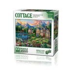 Gülce Design 22522 Cozy House By The Lake 2000 Parça Puzzle -KS Puzzle Kız Erkek Çocuk Oyuncak Eğitici Oyuncaklar