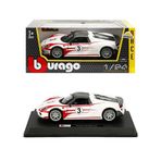 Gülce Design 28009 Burago Porsche 918 Spyder 1:24 Model Araba Kız Erkek Çocuk Oyuncak Eğitici Oyuncaklar