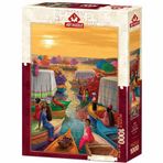 Gülce Design 5238 Çiçek Limanı 1000 Parça - Art Puzzle Kız Erkek Çocuk Oyuncak Eğitici Oyuncaklar