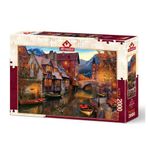 Gülce Design 5476 Art Puzzle Kanal Boyu Evleri 2000 Parça Puzzle Kız Erkek Çocuk Oyuncak Eğitici Oyuncaklar