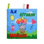 Gülce Design AND-5185 İLK KİTAPLARIM ŞEKİLLER Kız Erkek Çocuk Oyuncak Eğitici Oyuncaklar