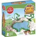 Gülce Design Bu-Bu Games Oyun Kumu ve Çiftlik Hayvan Kalıplı Set 500 gr Kız Erkek Çocuk Oyuncak Eğitici Oyuncakla