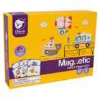 Gülce Design Classic World Ahşap Mıknatıslı Oyun Seti Taşıtlar Kız Erkek Çocuk Oyuncak Eğitici Oyuncaklar