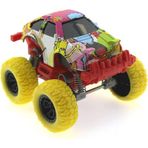 Gülce Design Die Cast Çizgi Film Desenli Sarı Teker Araba Kız Erkek Çocuk Oyuncak Eğitici Oyuncaklar