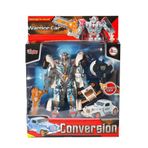 Gülce Design HW-668-1-2 Işıklı Dönüşebilen Robot Araba -Vardem Kız Erkek Çocuk Oyuncak Eğitici Oyuncaklar