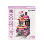 Gülce Design KP0103 Keeppley Cosmetics Store Blok Seti -Vagon life Kız Erkek Çocuk Oyuncak Eğitici Oyuncaklar