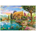 Gülce Design KS Lakeside Cottage 2000 Parça Puzzle Kız Erkek Çocuk Oyuncak Eğitici Oyuncaklar