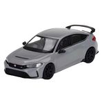Gülce Design Mini Gt 1:64 Honda Civic Type R Sonic Gray Pearl Kız Erkek Çocuk Oyuncak Eğitici Oyuncaklar