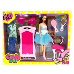 Gülce Design Oydaş Cindy Doll Dolaplı Makyaj Masalı Bebek 02453 Kız Erkek Çocuk Oyuncak Eğitici Oyuncaklar