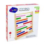 Gülce Design Playwood Kutuda Ahşap Büyük Abaküs Kız Erkek Çocuk Oyuncak Eğitici Oyuncaklar
