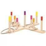 Gülce Design Playwood Kutuda Ahşap Halka Atma Oyunu Kız Erkek Çocuk Oyuncak Eğitici Oyuncaklar