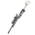 Gülce Design Pubg Metal Gri Keskin Nişancı Tüfeği Anahtarlık Kız Erkek Çocuk Oyuncak Eğitici Oyuncaklar