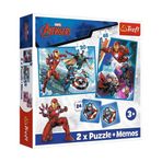 Gülce Design PUZZLE-93333 2W1 Marvel The Avengers Çocuk Puzzle Kız Erkek Çocuk Oyuncak Eğitici Oyuncaklar