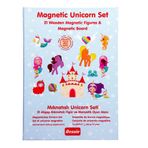 Gülce Design Rossie Ahşap Mıknatıslı Unicorn Seti ve Oyun Alanı Kız Erkek Çocuk Oyuncak Eğitici Oyuncaklar