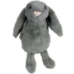 Gülce Design Uyku Arkadaşı Tavşan Peluş Gri 34cm Kız Erkek Çocuk Oyuncak Eğitici Oyuncaklar
