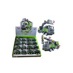 Gülce Design YH-711-50A SÜRTMELİ METAL 1:50 FÜME VİNÇ VE Kız Erkek Çocuk Oyuncak Eğitici Oyuncaklar