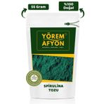 Gülçehre %100 Doğal Şifa Kaynağı Glütensiz Yüksek Lifli Spirulina Tozu {Spirulina Platensis} | 55Gr.