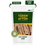 Gülçehre Bünyenin Sarsılmaz Kalesi Saf ve Diri Udi Hindi Kök, Kust-i Bahri {Aquilaria Agallocha} | 60Gr