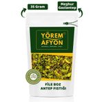 Gülçehre Gaziantep'İn Yaratıcı Tarifler İçin Kavrulmamış Çiğ File Boz Antep Fıstığı {Pistacia Vera} | 35Gr.