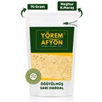 Gülçehre Meşhur K.Maraş Beyin Dostu Yağı Alınmadan Öğütülmüş Toz Sarı Hardal Tohumu {Brassica Juncea} | 70Gr.