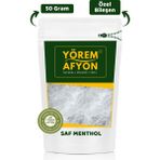 Gülçehre Yörem Afyon 3 Doğal Bileşenli Kristal Beyaz Keskin Ferahlatıcı Mentol, Menthol | 50Gr. - 50 gr