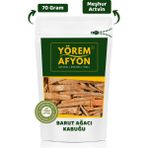 Gülçehre Yörem Afyon Artvin Yöresinden Doğal Şifa Kaynağı Barut Ağacı Kabuğu, Erkek Akdiken (Rhamnus Frangula) | 70Gr. - 70 gr
