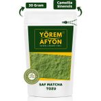 Gülçehre Yörem Afyon Doğal Antioksidan ve Sükûnet Kaynağı Odak ve Dinginliğin Kadim Iksiri Saf Matcha Tozu, Macha | 30GR. - 30 gr