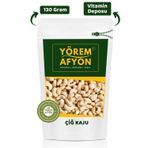 Gülçehre Yörem Afyon Duble Boy Tuzsuz Işlenmemiş Kavrulmamış Yeni Mahsül Glütensiz Çiğ Kaju | 130Gr.