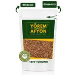 Gülçehre Yörem Afyon Glutensiz Diyet Dostu Protein Deposu Teff Tohumu {eragrostis Tef} | 90gr.