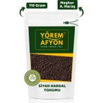 Gülçehre Yörem Afyon Kahramanmaraş Yöresinden Beyin Dostu Siyah Hardal Tohumu, Acırga, Manamıh (Brassica Nigra) | 110GR. - 110 gr