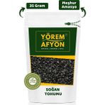 Gülçehre Yörem Afyon Meşhur Amasya Yöresinden Yerli Mahsül Gdo'suz Kuru Soğan Tohumu (Allium Cepa) | 35GR. - 35 gr