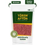 Gülçehre Yörem Afyon Meşhur Mardin Midyat Yöresinden Doğal Şifa Kaynağı Yerli Hasat Öğütülmüş Sumak (Rhus) | 90GR. - 90 gr