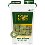Gülçehre Yörem Afyon Nane & Limon Esintili Bitkisel Küp Atom Çayı, Glikozsuz Saf Pancar Şekerli Şifalı Bir Mola | 150GR.