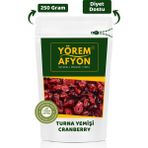 Gülçehre Yörem Afyon Sağlıklı Tariflerin Vazgeçilmezi Doğal Turna Yemişi Kurusu Cranberry (Vaccinium Macrocarpon) | 250GR. - 250 gr